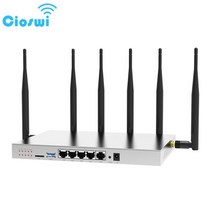 유심라우터 LTE라우터 와이파이 cioswi 1200mbps 듀얼 밴드 기가비트 무선 4g lte ram 256mb 플래시 16mb 3g 4g lte 모뎀 sim 카드 슬롯, 4g eu 유형 3 cat4