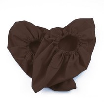 신발 커버 덧신 방수 신발 커버 쌍 두꺼운 재사용 가능한 탄성 신발 커버 홈 실내 미끄럼 방지 오버 슈즈 손님 가족 학생 부직포 솔리드 컬러 피트 커버, 커피