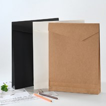 크라프트 종이봉투 A4서류봉투 컬러 회사 부동산봉투, 화이트