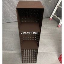 철제 벽선반 벽걸이 선반 럭셔리 타공판 디자인 진열대 감성 벽 인테리어 소품, 다크커피수직레이어