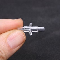 일자 연결관 투명 (1개) - 호스연결관, 단품