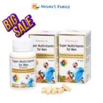 호주 네이쳐스패밀리 슈퍼 멀티비타민 포 맨 120캡슐, 3개, 120정