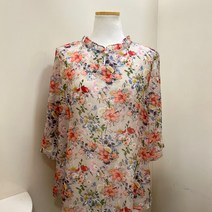 타마라 고급텐셀소재 정말정말가벼워서 안입은듯한 텐셀 셔링카라 블라우스 TABW22811 부천점