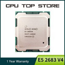 CPU 인텔 제온 E5 2683 V4 2.1GHz sixteen 코어 40M 120W 14nm LG 호환 호환A 20113, 한개옵션0