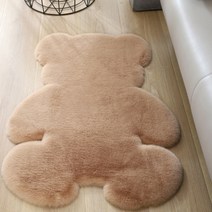 곰돌이러그 동물 양털 토끼털 아이방 안방 침대밑 여아방 거실 쇼파 의자