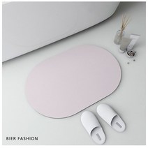 5세대 빨아쓰는 소프트 규조토 발매트 말랑 세척 미끄럼방지 대형 욕실화장실 흡수하족 규조토발매트 베스트12 사은품과 4시출발, 6.소프트 라이트 핑크, 1개