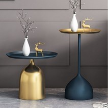 거실 테이블 맞춤형 현대 미니멀리스트 소형 아파트 소파 사이드 대리석 커피 발코니 미니, 3