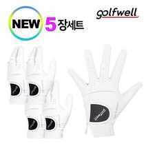 골프웰 골프웰 남성 극세사원단 골프장갑 5장 1세트(GW-GV02), 23(5장1세트)