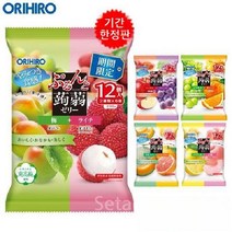 오리히로 곤약 젤리 15봉지 (다양한 맛), 1세트