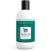 Purely Northwest 티트리 오일 바디워시 Foot & Body Wash 9oz(266ml), 1개