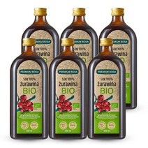 프리미엄로사 유기농 크랜베리 원액, 500ml, 6개