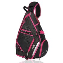 SEEU 32L 오버사이즈 슬링 백 백팩 체육관 가방 체스트 스쿨 크로스바디 백 데이팩 여성용, Deep Pink