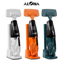 아로나 AL-6200 소형 원룸 가정용 미니 핸디형 무선 청소기, AL-6200R(오렌지), AL-6200R