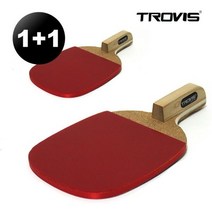 트로비스 펜홀더 탁구라켓 TR-1.5P x 2개 펜홀드 탁구채 탁구