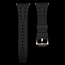 TSAR BOMBA FKM 고무 스트랩 시계 TB8211 TB8210 에 적합, 04 Black