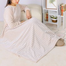 모던체크 극세사 무릎담요 브라운