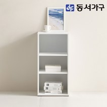 동서가구 소이 보니토 400 수납장 오픈형 YCD101, 화이트