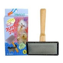 반려견 슬리커 브러쉬 강아지 털관리 마사지 혈액순환, S