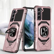 samsung s22 시리즈 용 마그네틱 링 케이스 포함 갤럭시 s22us22+s22 울트라 플러스용 군용 안티 드롭 헤비 듀티 보호 커버