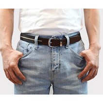 젠틀안트 남자 패션 스판 청바지 벨트 브라운&베이지 SSB-003