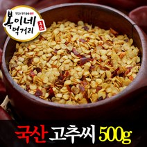 복이네먹거리 국산 고추씨, 1개, 국산고추씨(보통맵기) 500g