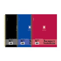 오피스넥스 3공 절취스프링 노트(Letter 좌철 120매 옥스포드)