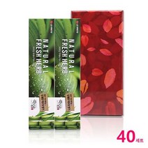 허브치약 160g 2개 선물_40세트 죽염 네츄럴프레쉬, 상세페이지 참조, 본상품선택