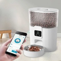강아지 자동 급식기 고양이 급여기 배식기 애견 사료, 3L 피더-WiFi 모델