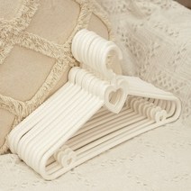 베베 유아옷걸이 (하트/비행기모양) 10p, 1개, 하트화이트10P