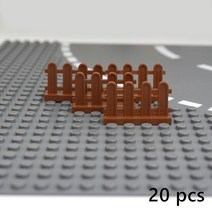 한글타자기 수동 옛날 레트로 빈티지 인테리어 소품 도시 친구의 집 MOC 부품 울타리 계단 사다리 빌딩 블, 32 20pcs
