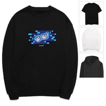 키밍 WOW 여성 남성 티셔츠 후드 맨투맨 반팔티 행사티셔츠 단체티제작 회원티셔츠 편한옷 일상 데일리 후