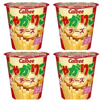 일본과자 자가리코 치즈맛55G 총4통, 총 8개