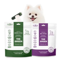 더그린 더그린덴탈스틱 60P 2종(그린/믹스) - 강아지껌, 믹스덴탈껌 60P