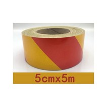 자동 접착 반사 안전 경고 테이프 도로 교통 건설 현장 가이드 사인, 5cmx5m 3