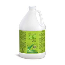 알로에 베라 젤 - 3.8L(1갤런) 갓 재단된 식물에서 추출한 100% 순수 함유 파우더 아님 잔탄 없음 끈적한 잔류물 없이 빠르게 됩 3.8L (128온스)134527