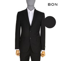 본 본 울혼방 트윌조직 정장자켓 블랙 BN0SJA500BK