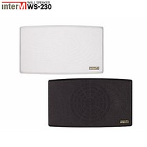 인터엠 INTERM WS-230 벽부형스피커 색상선택 블랙 아이보리 KS인증 6.5인치 2Way, 2.WS-230 - 아이보리