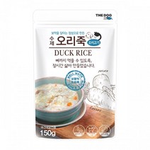 노령견 기력회복용 건강 간식 오리죽 강아지간식 잘먹는 영양식 파우치간식