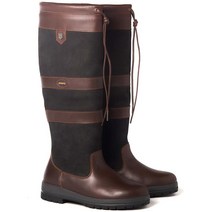 Dubarry 두바리 갈웨이 부츠 블랙/브라운 가죽 컨트리 부츠 영국