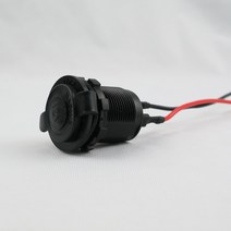 광전 DC12V 오토바이 자동차 방수 매립형 1구 시거잭 시거소켓