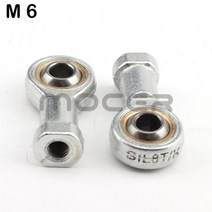 ATV 부품 1쌍 6mm/8mm 왼손 및 오른손 스레드 스티어링 타이로드 엔드 키트 볼 조인트 49cc 50cc 미니 ATV, 01 M6, [01] M 6