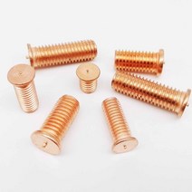 스팟용접기 M3 M10 탄소강 구리 도금 스터드 용접 스폿 나사 솔더 포인트 네일 볼트 커패시터 방전용 2/50, 04 10pcs M6_06 14mm