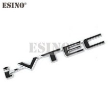새로운 자동차 스타일링 3D VTEC I-VTEC 금속 크롬 아연 합금 엠블럼 바디 배지 스티커 Civic Accord Insight132900, Style 4