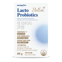 뉴트라라이프 락토 프로바이오틱스 20억 분말 1박스 (2g x 10포 x 3EA), 단품
