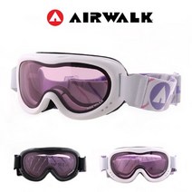 에어워크 AW-617DR 주니어 여성용 스키고글 안경병용, 블랙/FREE