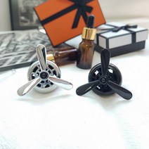 카로이스 송풍구 프로펠러방향제 벤츠방향제 차향제, 실버/잉글리시페어&프리지아