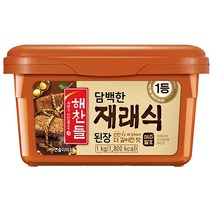재래식 된장, 1kg, 4개