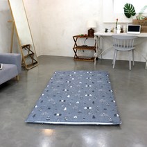 양면사용 누빔 요커버 바닥이불 요매트커버 S/SS/Q, 그레이