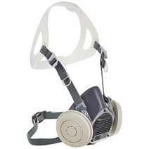 SK11 교환식 방진 마스크 W 필터 전성기 부착 RL3 M-550S, 1개
