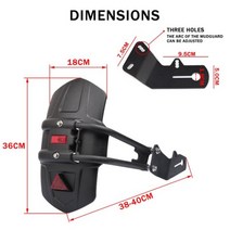 Royal Enfield Himalayan 400 410 411 650 BS6 오토바이 액세서리 리어 펜더 머드 가드 휠 스플래시 커버 부품, A